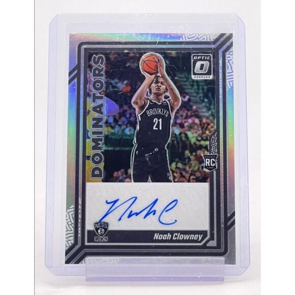 NOAH CLOWNEY 2023-24 DONRUSS OPTIC DOMINATORS ROOKIE HOLO PRIZM RC /99 - Picture 1 of 2